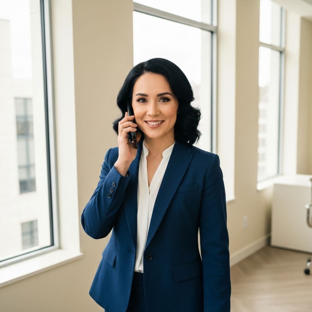 Business owner booking an AI demo